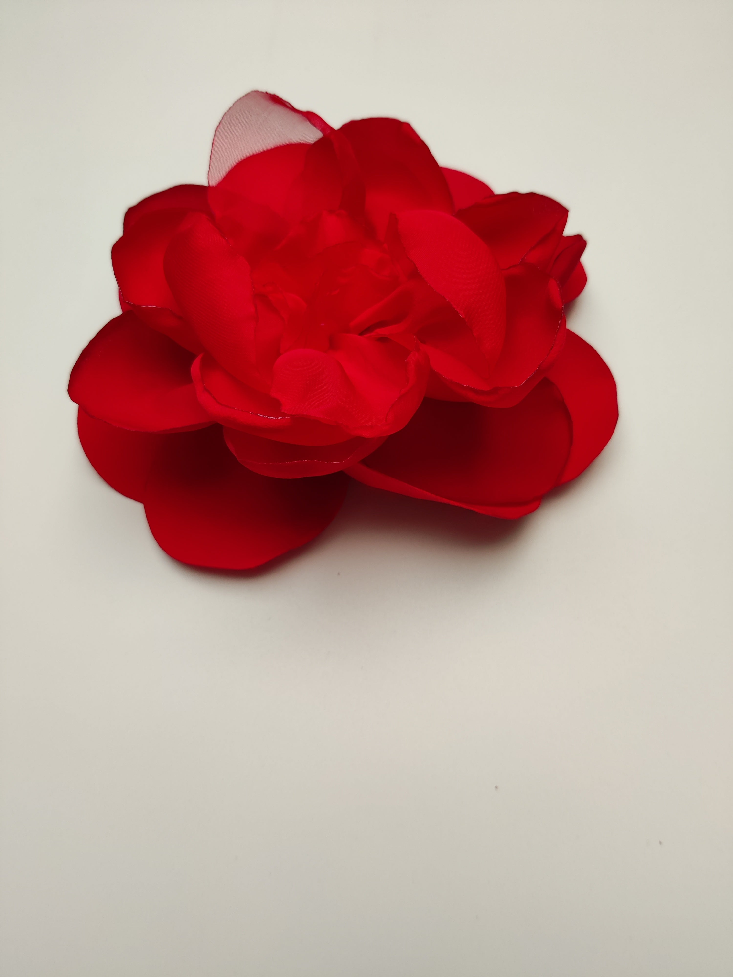 Spilla Fleur seta rossa